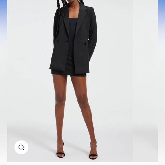 “Good American” brown (coco) scuba mini skirt; size 4/27; NWT - Picture 4 of 16